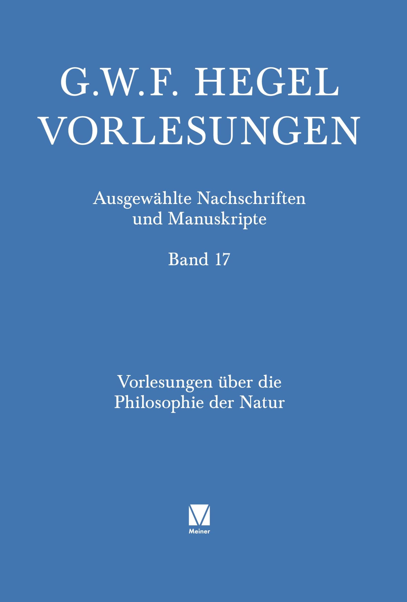Vorlesungen über die Philosophie der Natur Philosophy