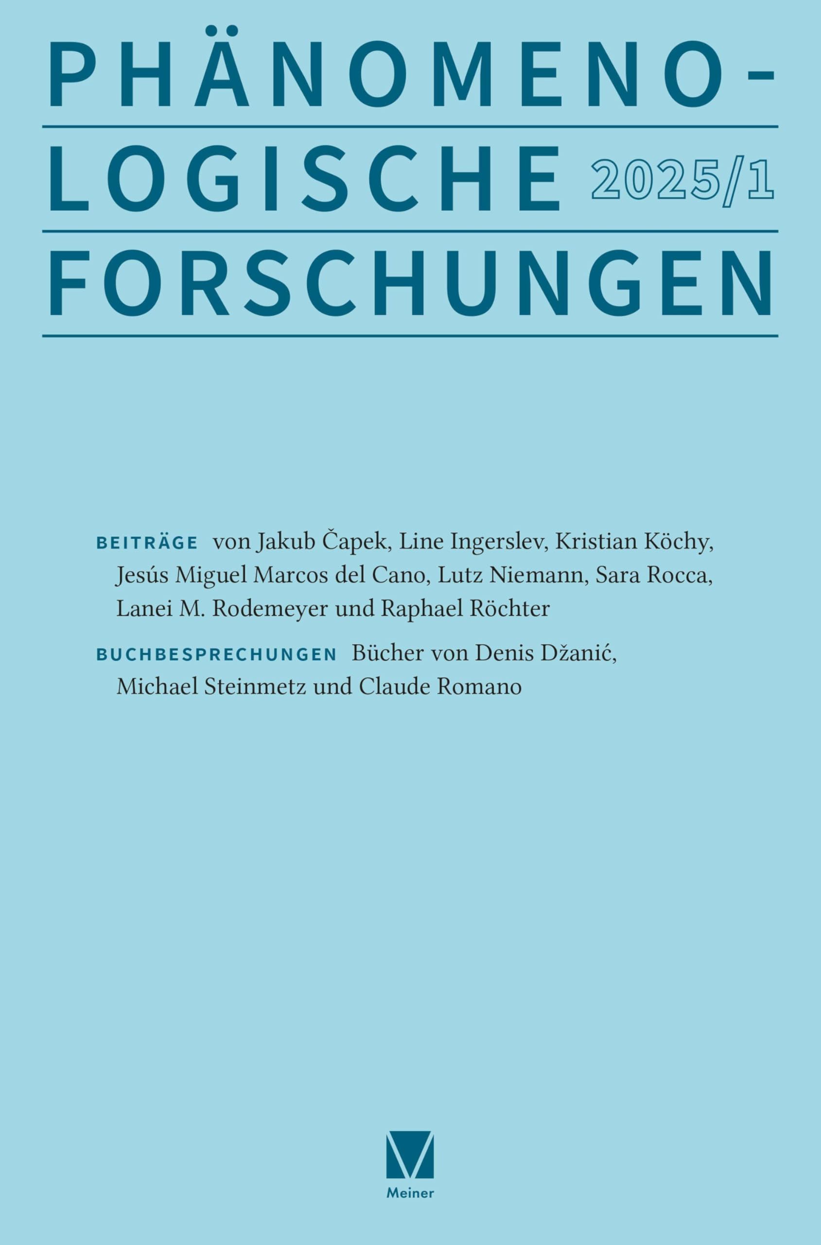 Phänomenologische Forschungen 2025-1 Philosophy