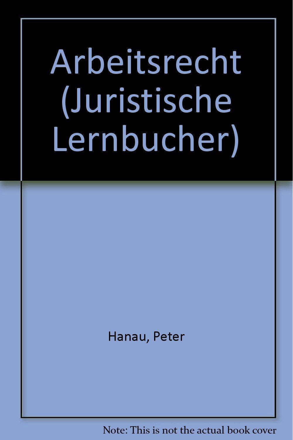 Arbeitsrecht (Juristische Lernbücher Band 1) Books