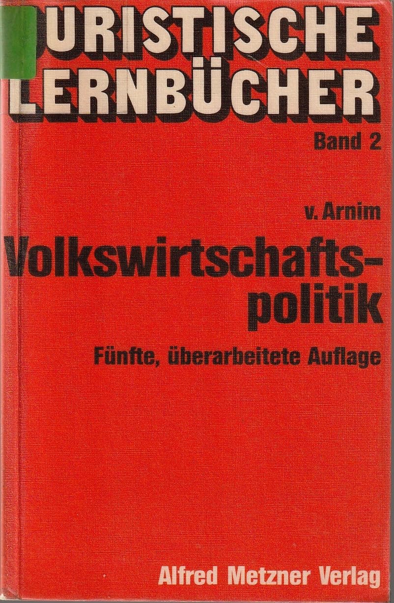 Product Image: Volkswirtschaftspolitik : e. Einf.