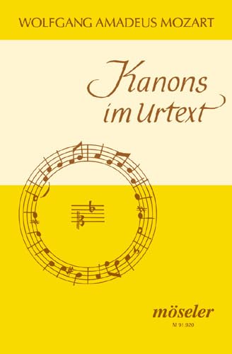 Kanons im Urtext: Gesang. Sheet Music