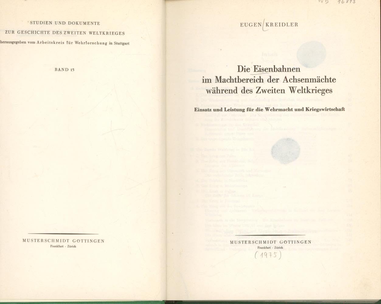 Deutschland und der Mittlere Osten im Zweiten Weltkrieg Politics & History