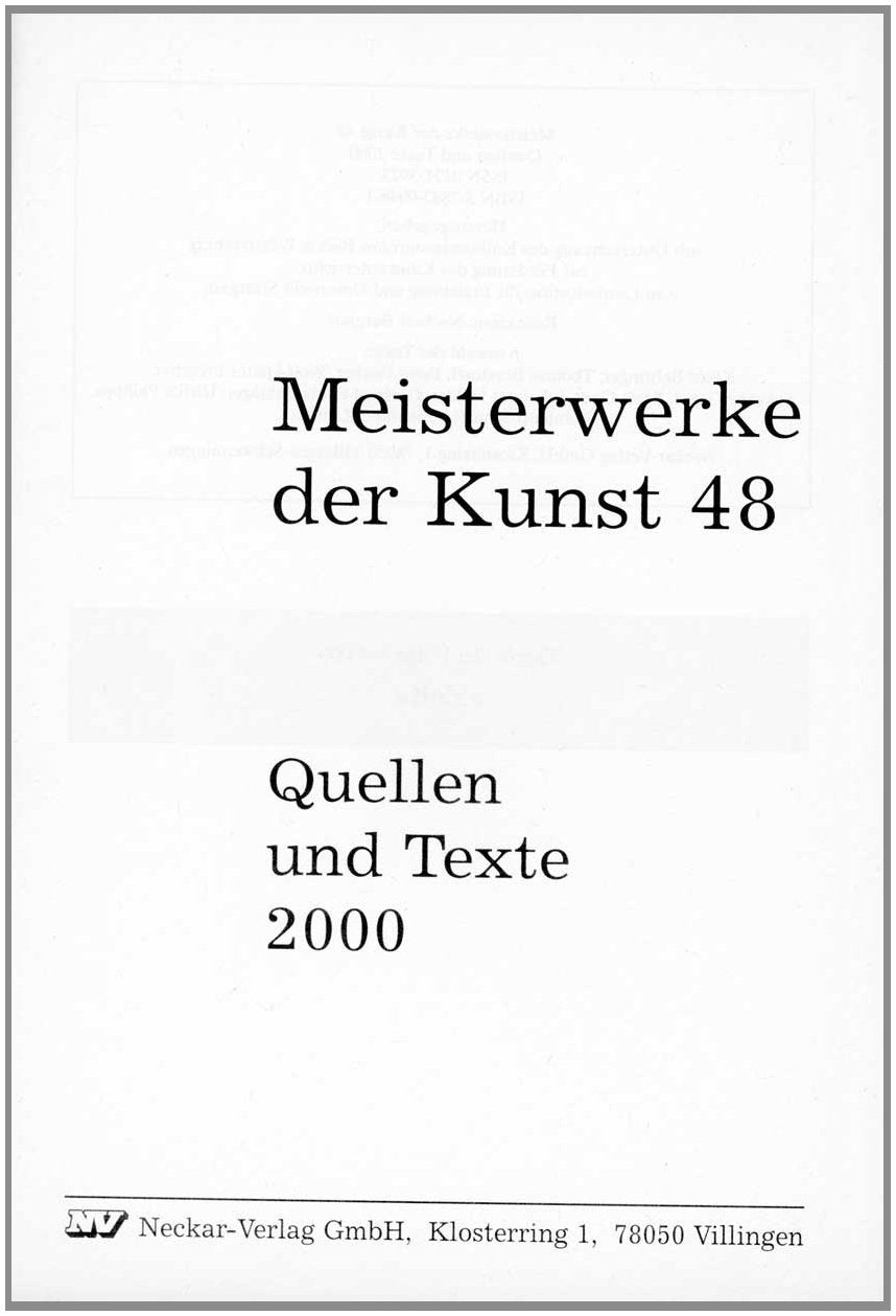 Meisterwerke der Kunst: Quellen und Texte 2000 Film, Art & Culture