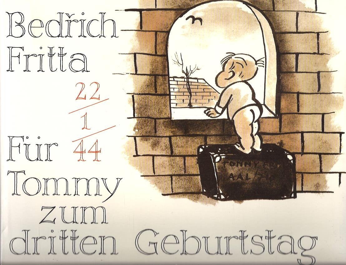 Für Tommy zum dritten Geburtstag in Theresienstadt 22.1.1944. Ein Vater malt für sein Kind im KZ German history