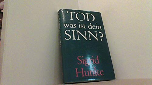 Tod, was ist dein Sinn? Philosophy