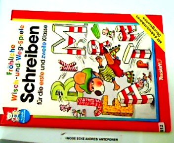 Fröhliche Wisch- und Weg- Spiele. Schreiben. Für die erste und zweite Klasse Books