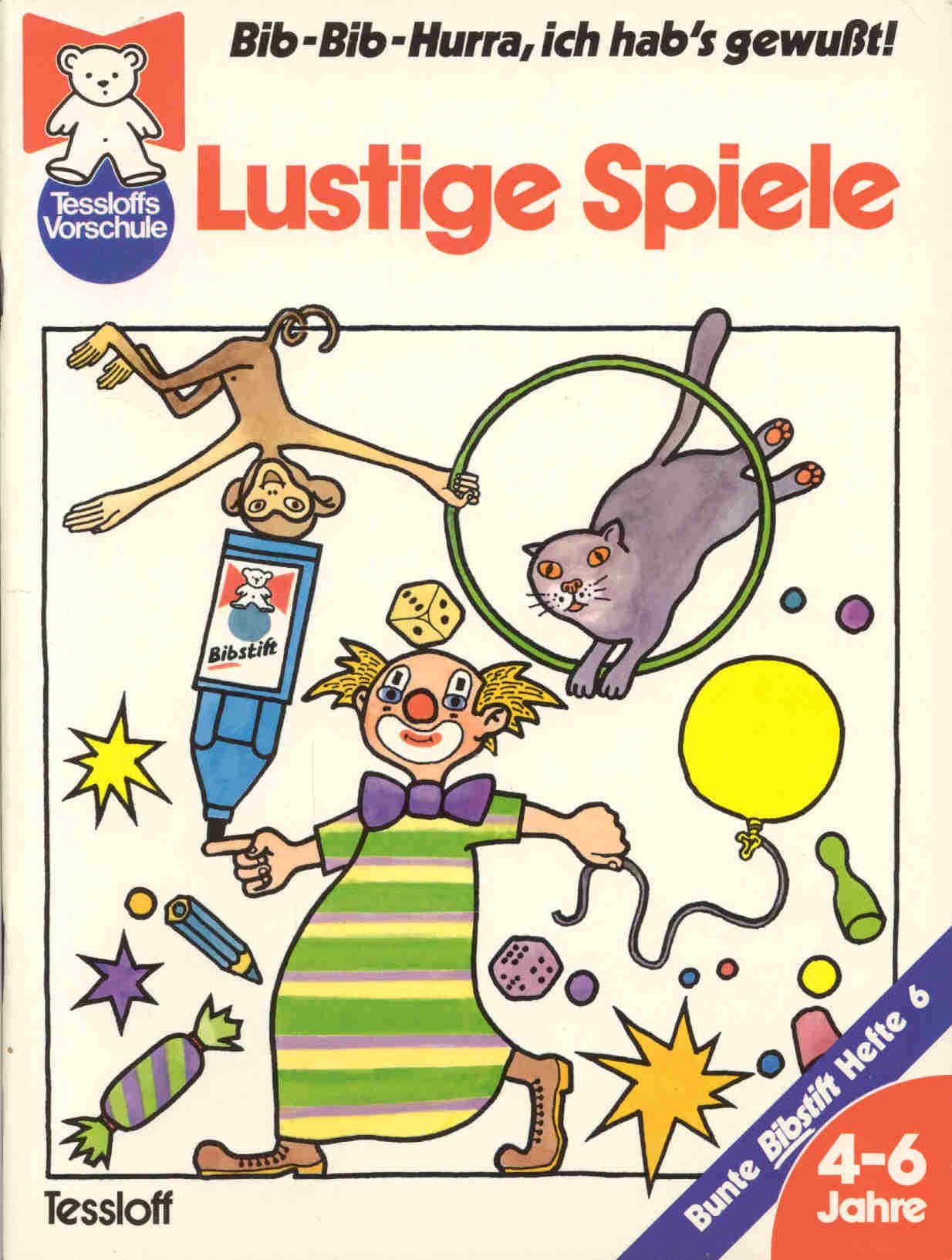 Bunte Bibstift Hefte 6 - Lustige Spiele Books