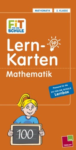 Fit für die Schule: Lernkarten Mathematik 2. Klasse: Mit 240 Lernkarten Study Guides
