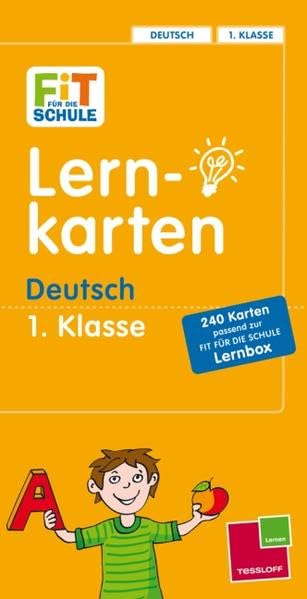 Fit für die Schule: Lernkarten Deutsch 1. Klasse (Fit für die Schule / Das musst du wissen!) Study Guides