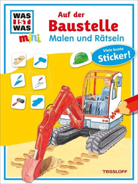 Malen und Rätseln: Auf der Baustelle Leisure, Home & Garden