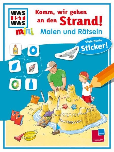 Malen und Rätseln: Komm, wir gehen an den Strand! Leisure, Home & Garden