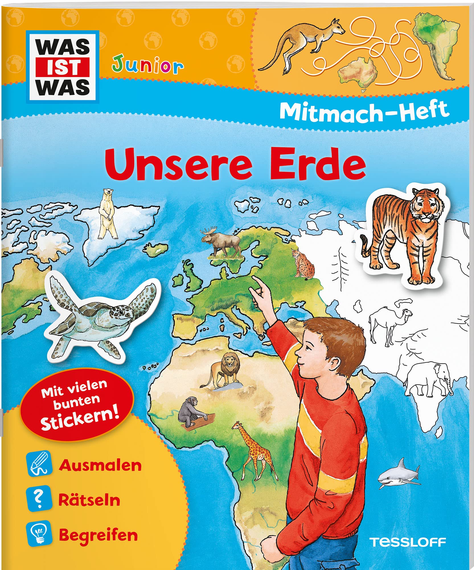 WAS IST WAS Junior Mitmach-Heft Unsere Erde Tiptoi & Games