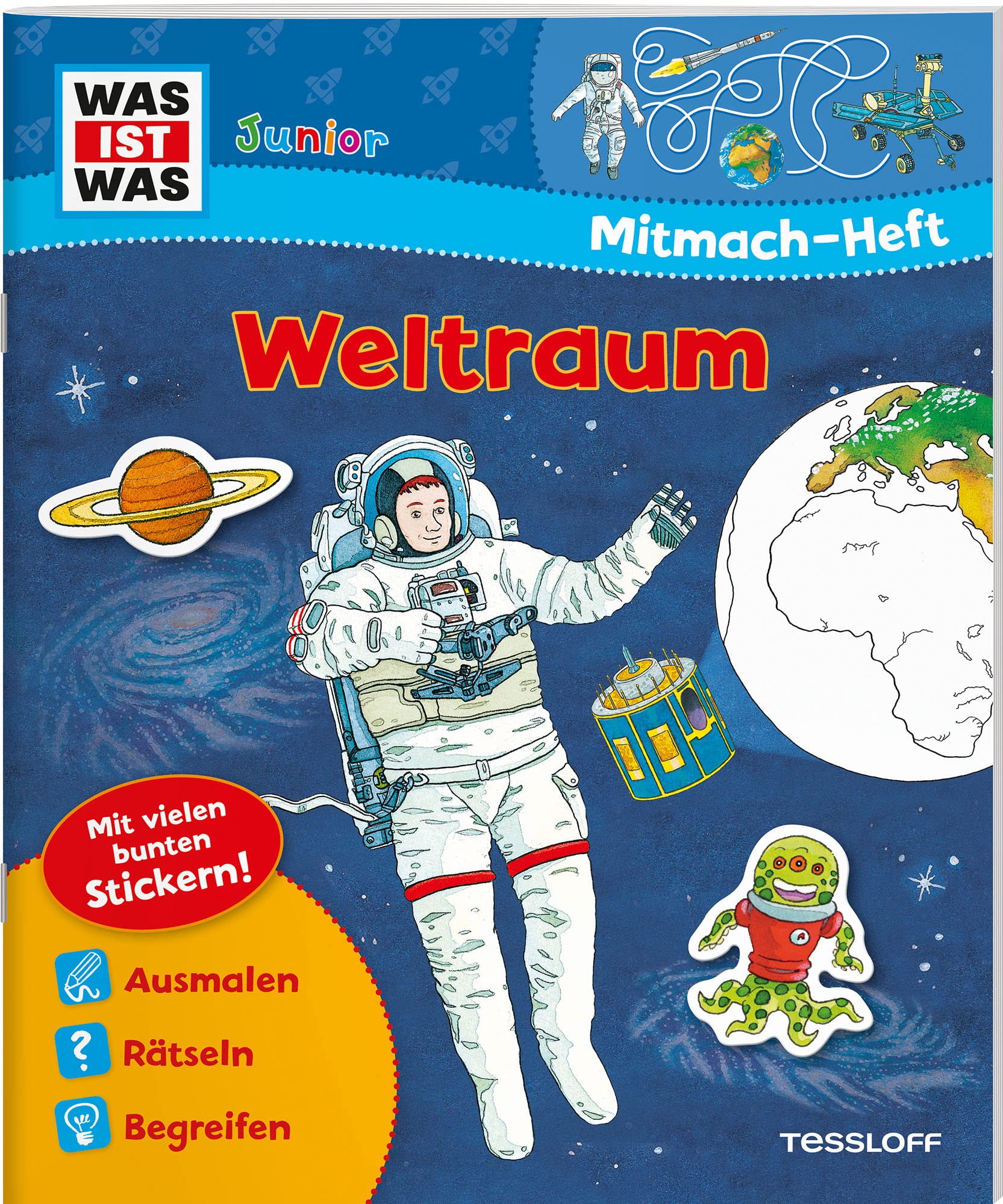 WAS IST WAS Junior Mitmach-Heft Weltraum Leisure, Home & Garden