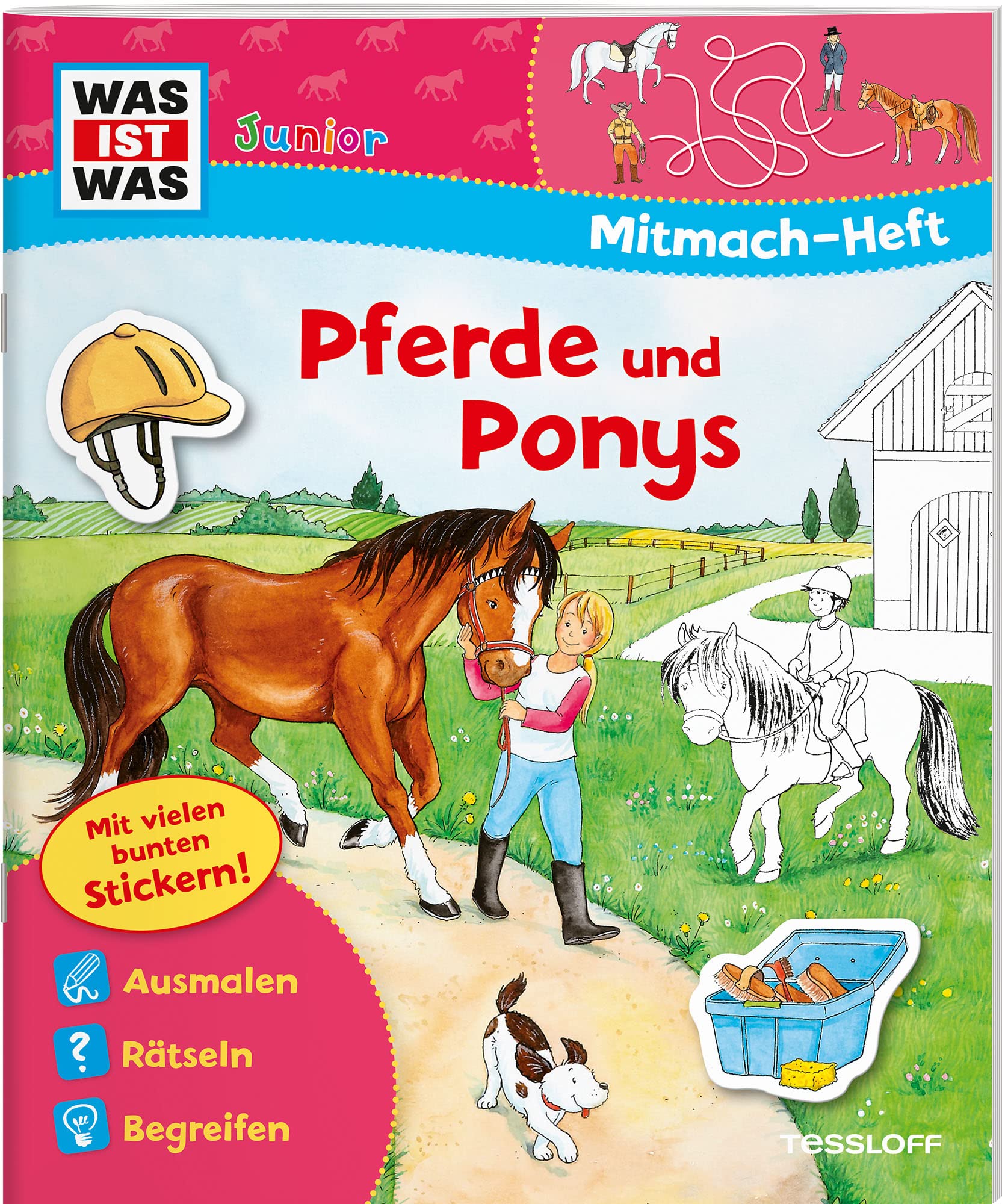 WAS IST WAS Junior Mitmach-Heft Pferde und Ponys Leisure & Fun