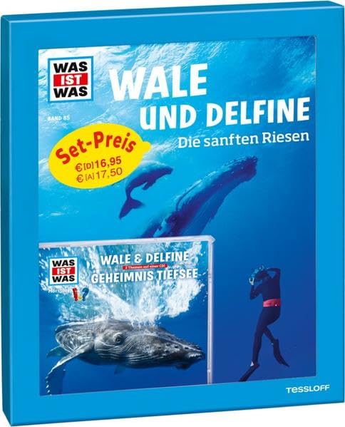 Geschenk-Set Wale und Delfine: WAS IST WAS Buch, Hörspiel, Poster (WAS IST WAS Geschenksets) Social Sciences