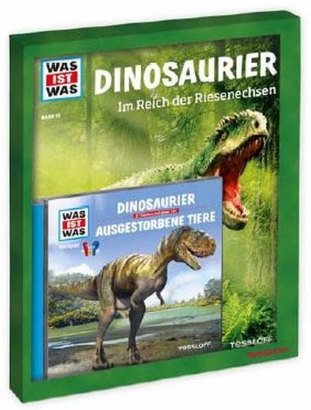 Geschenk-Set Dinosaurier: WAS IST WAS Buch, Hörspiel, Poster: Dinosaurier. Im Reich der Riesenechsen; Dinosaurier/Ausgestorbene Tiere, Audio-CD (WAS IST WAS Geschenksets) Social Sciences