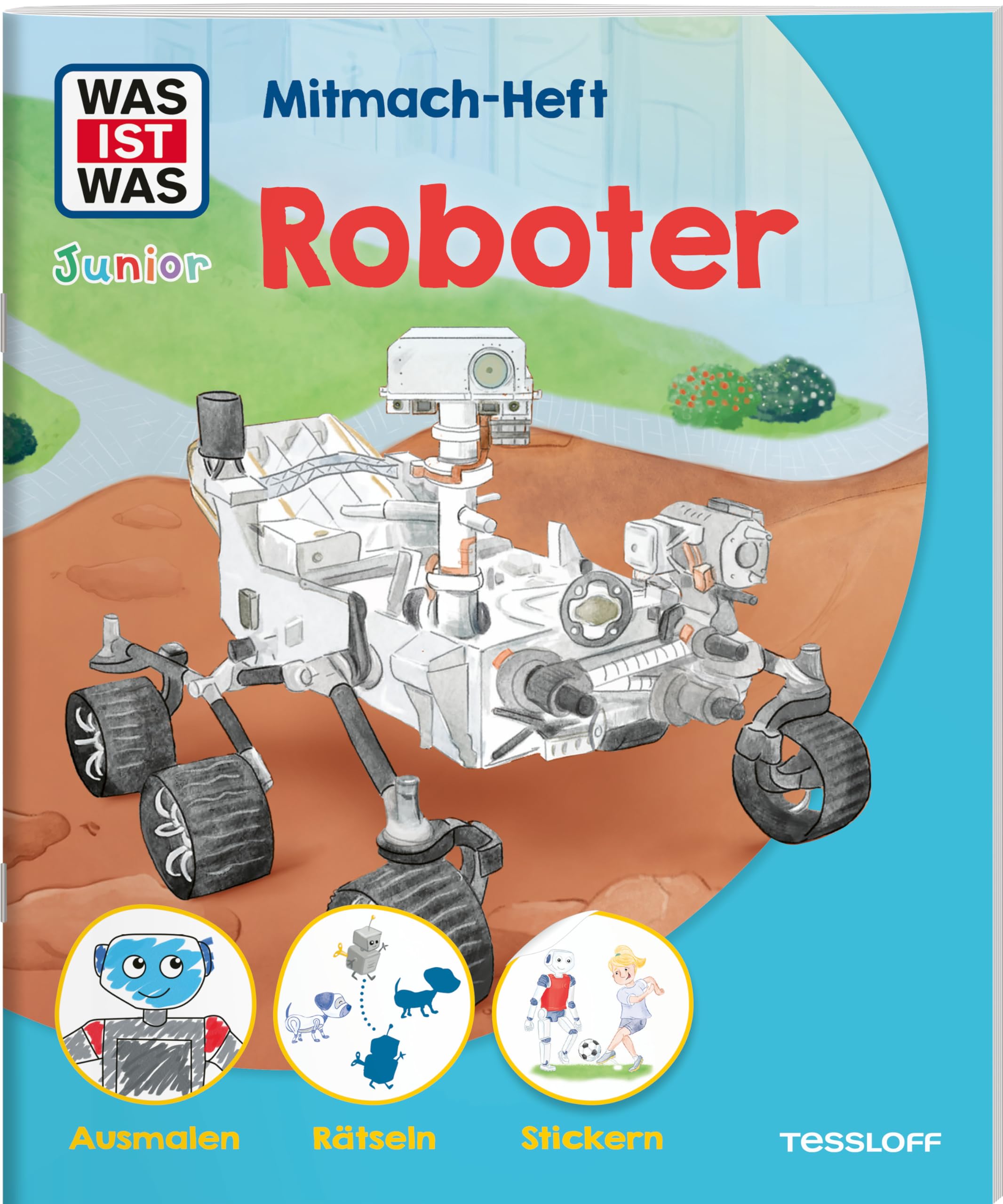 WAS IST WAS Junior Mitmach-Heft Roboter Leisure & Fun