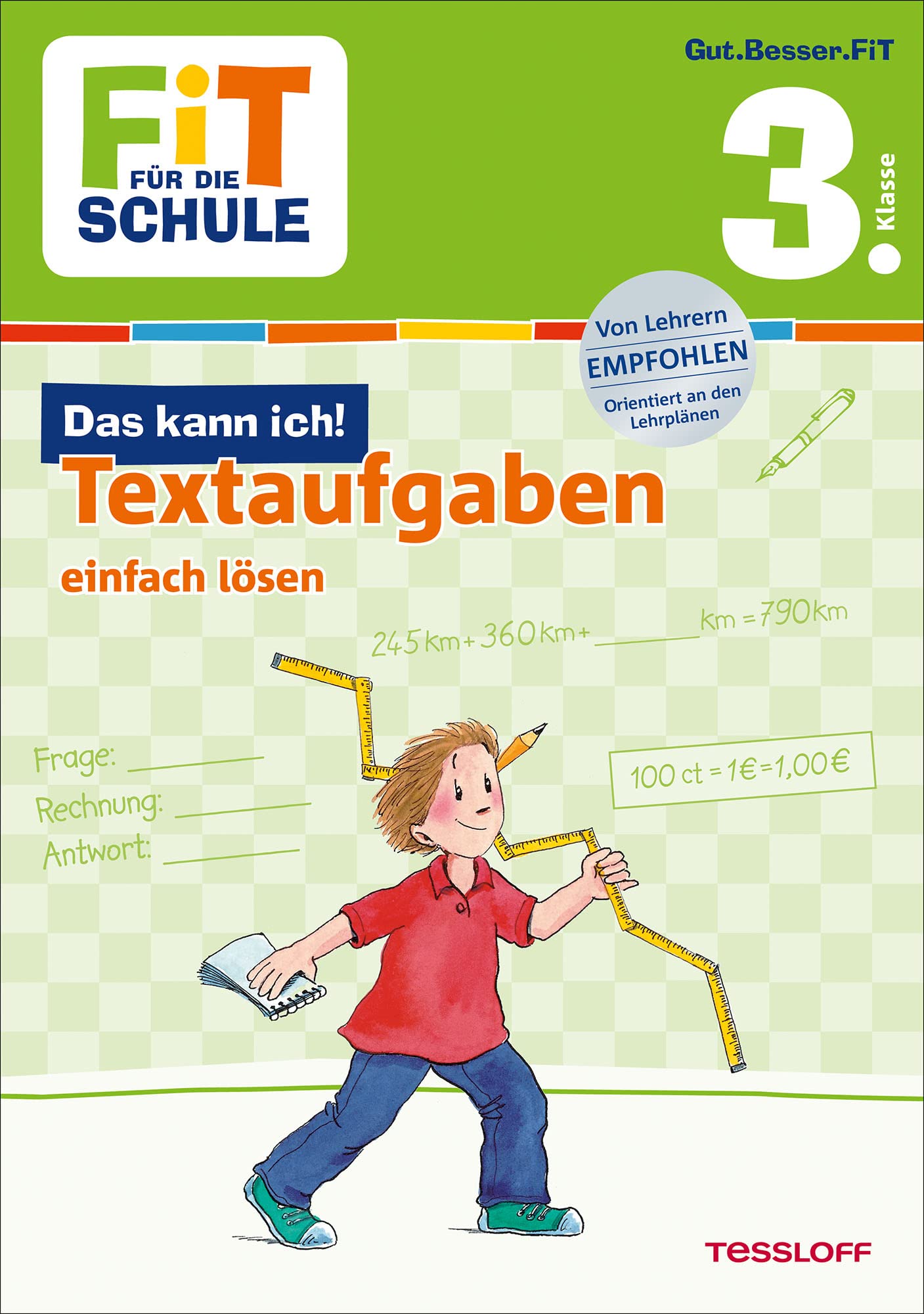 Fit für die Schule: Das kann ich! Mathematik. Textaufgaben einfach lösen 3. Klasse Study Guides