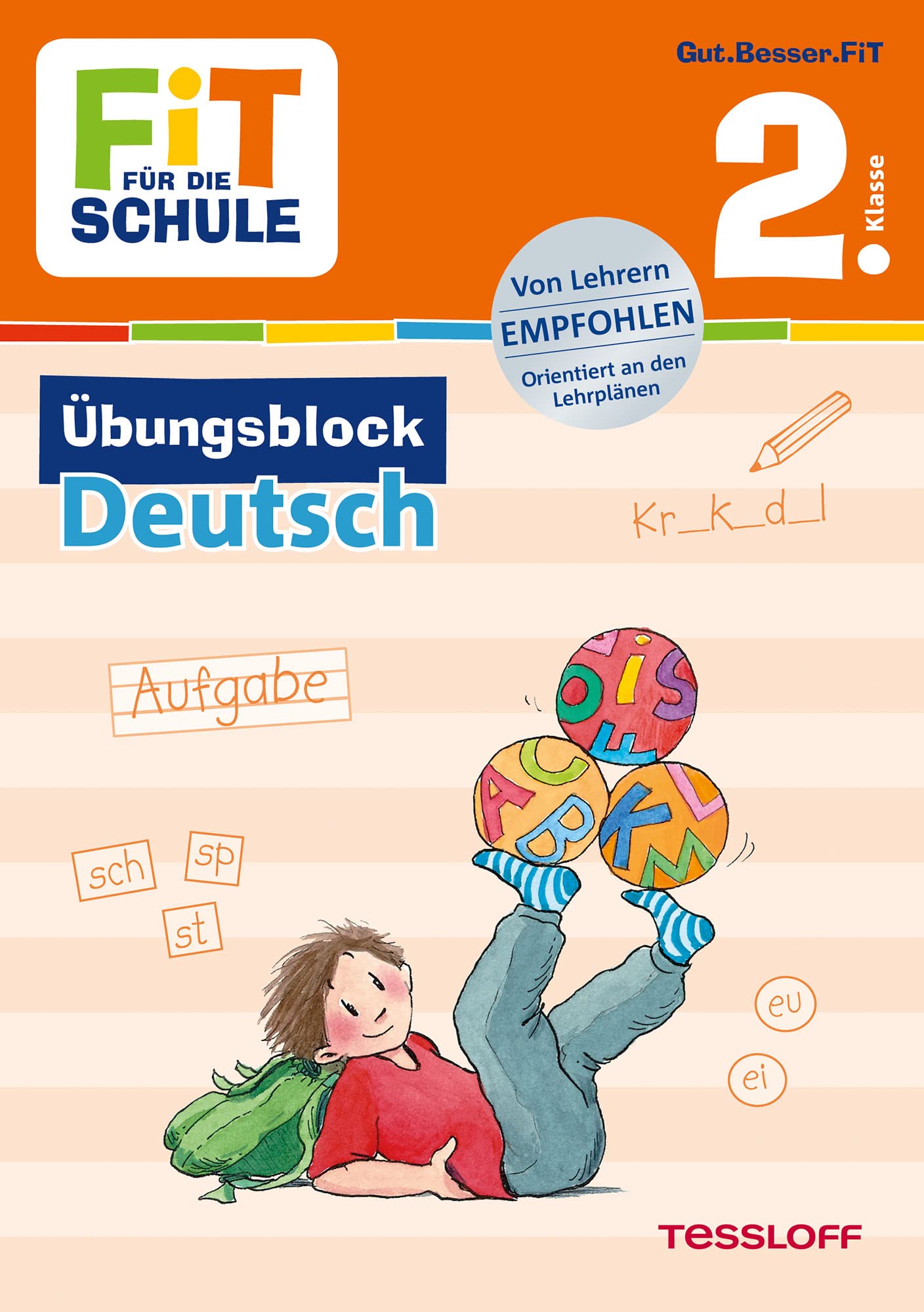 FiT FÜR DIE SCHULE: Übungsblock Deutsch 2. Klasse Study Guides