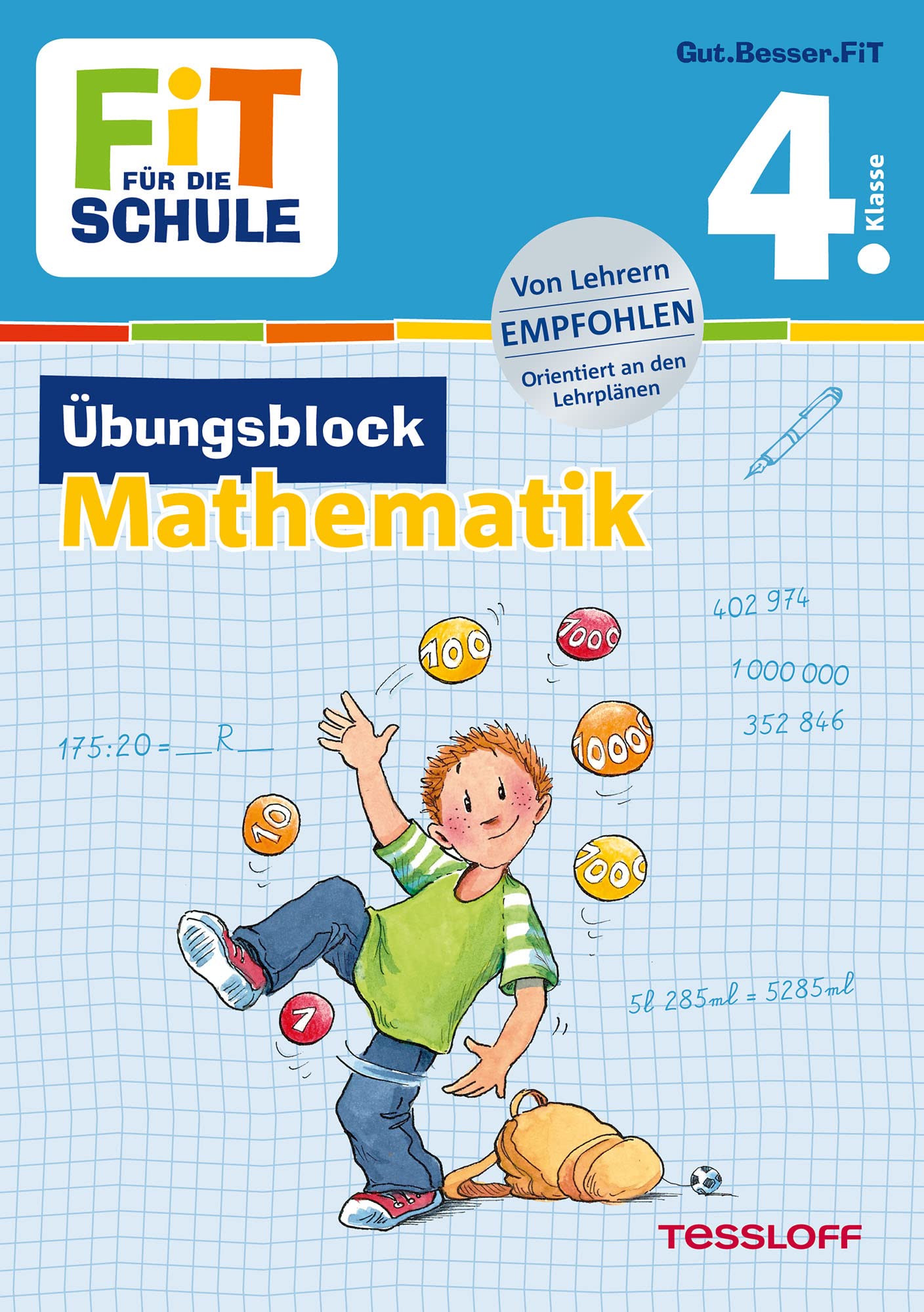 Fit für die Schule: Übungsblock Mathematik 4. Klasse Study Guides