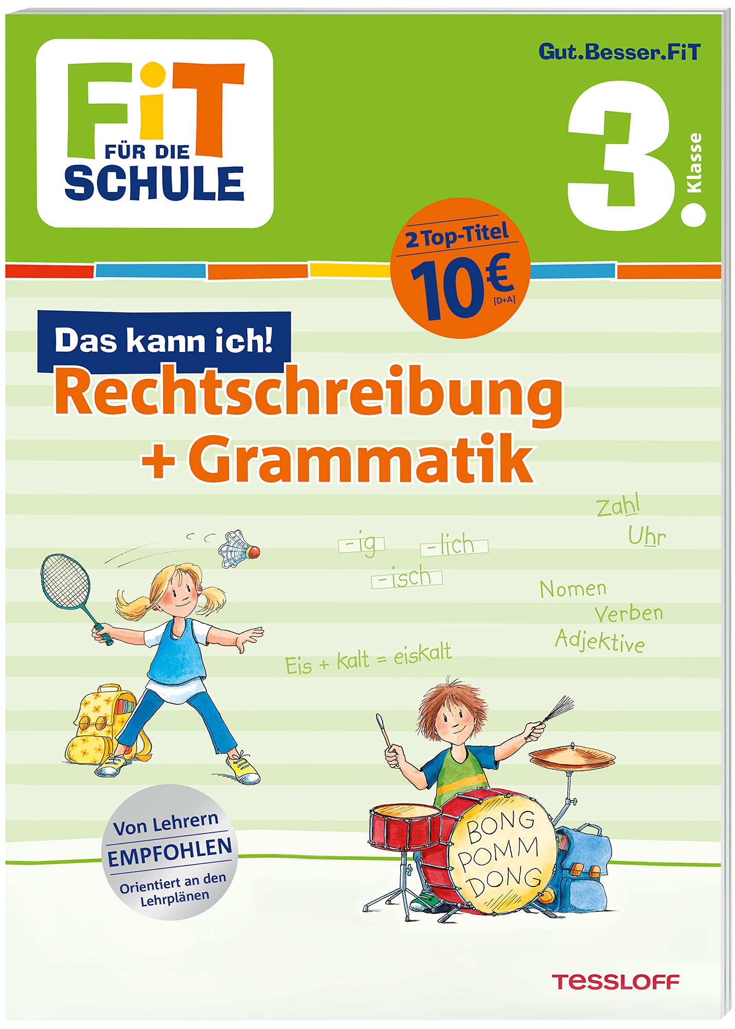 FiT FÜR DIE SCHULE. Das kann ich! Rechtschreibung + Grammatik 3. Klasse Study Guides