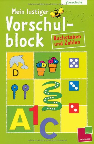Mein lustiger Vorschulblock Buchstaben und Zahlen Study Guides