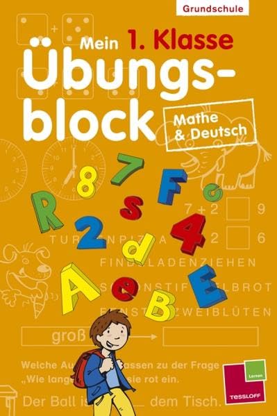 Mein 1. Klasse Übungsblock: Mathe & Deutsch (Grundschule) Study Guides
