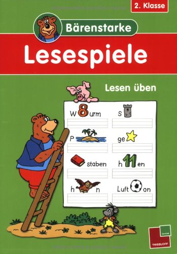 Bärenstarke Lesespiele 2. Klasse: Lesen üben Study Guides