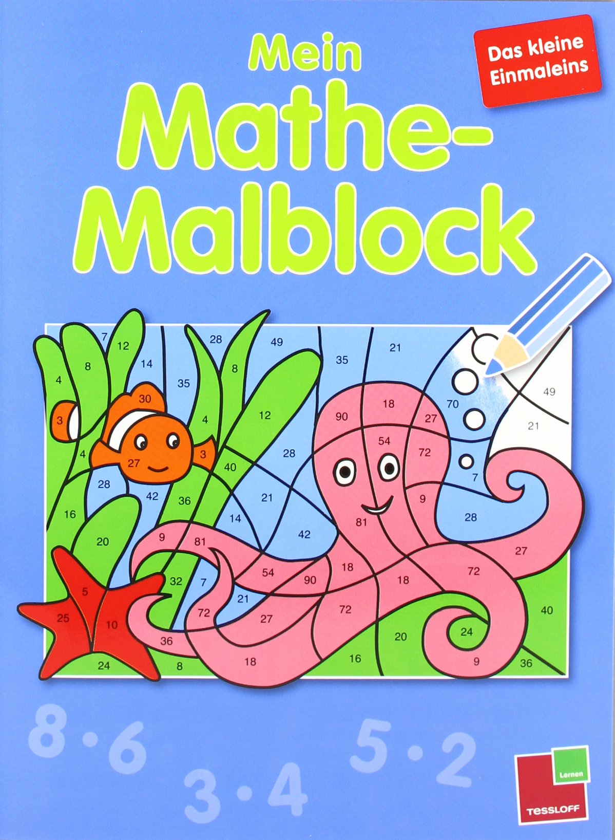 Mein Mathe-Malblock Das kleine Einmaleins: 24 Bilder zum Ausmalen, heraustrennbare Seiten (Grundschule) Leisure, Home & Garden