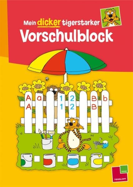 Mein dicker tigerstarker Vorschulblock (Kindergarten) Study Guides