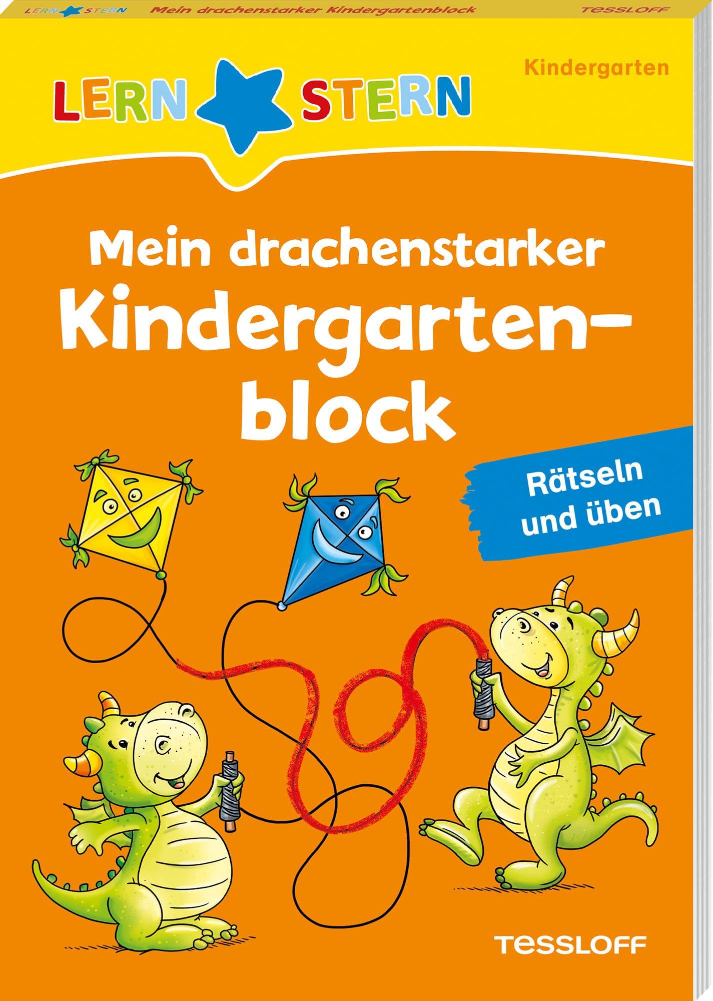 LERNSTERN. Mein drachenstarker Kindergartenblock. Rätseln und üben Non-fiction