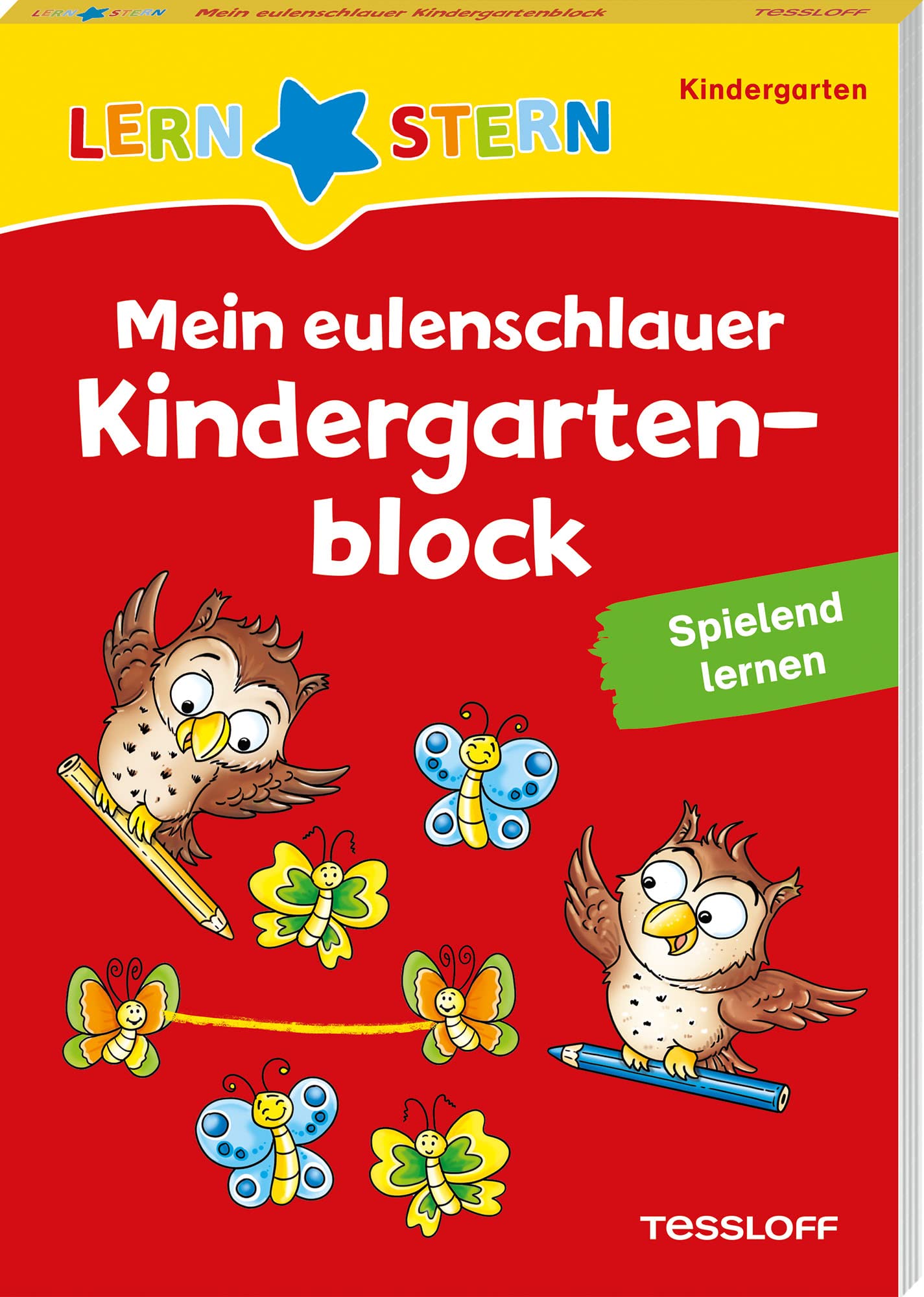 LERNSTERN. Mein eulenschlauer Kindergartenblock. Spielend lernen book