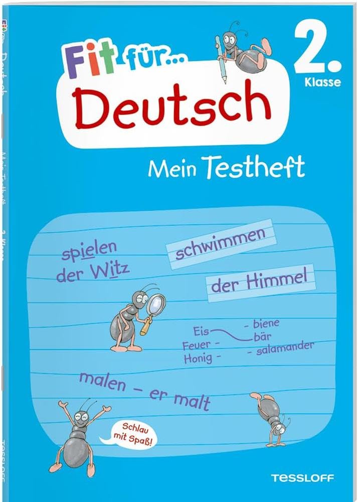 Fit für Deutsch 2. Klasse. Mein Testheft Study Guides