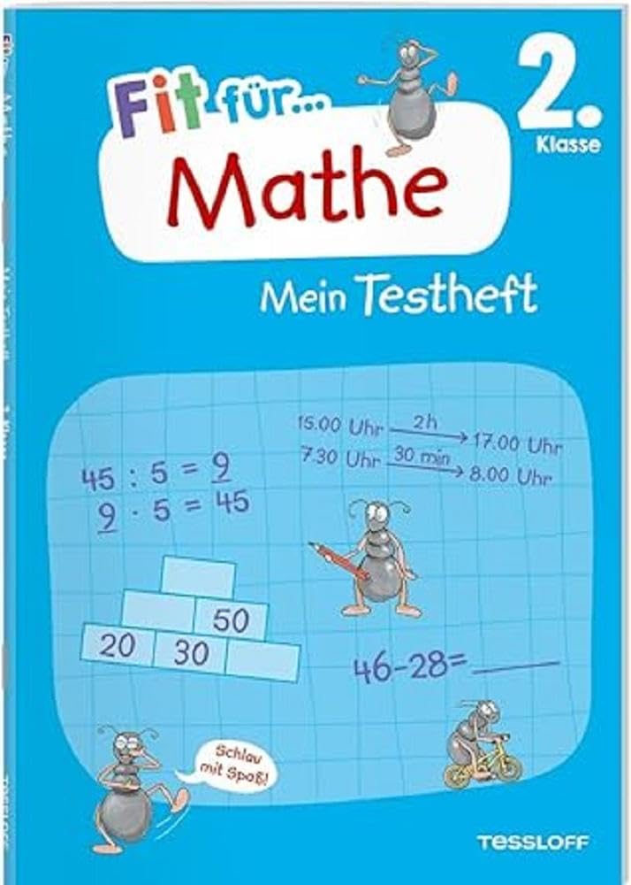Fit für Mathe 2. Klasse. Mein Testheft Study Guides