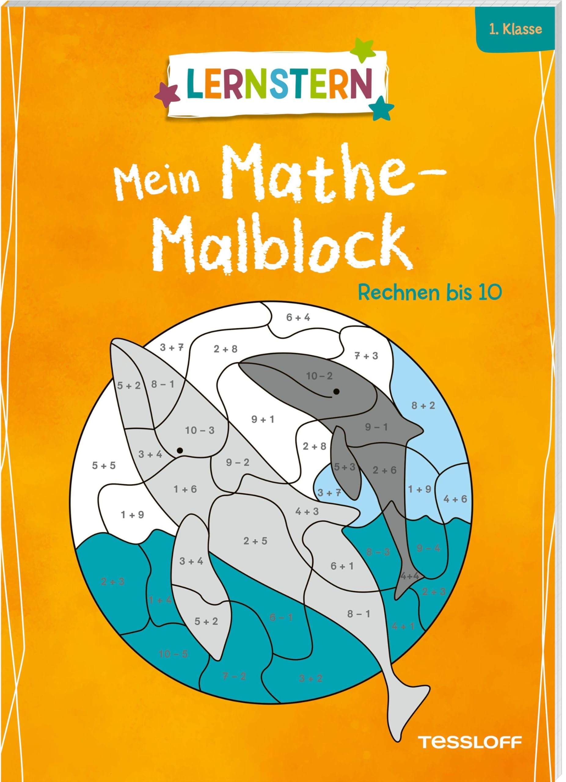 LERNSTERN. Mein Mathe-Malblock. Rechnen bis 10 Study Guides