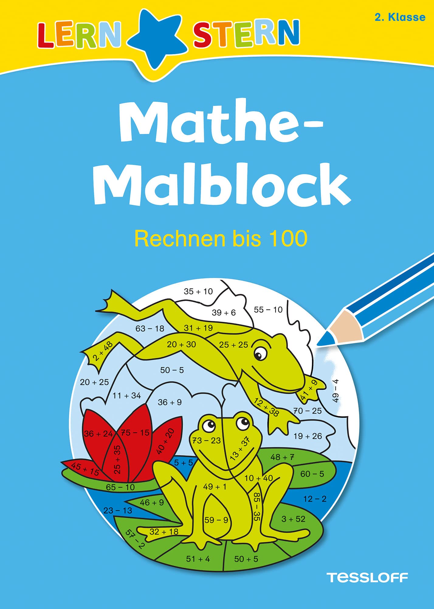 LERNSTERN Mathe-Malblock 2. Klasse. Rechnen bis 100 Study Guides