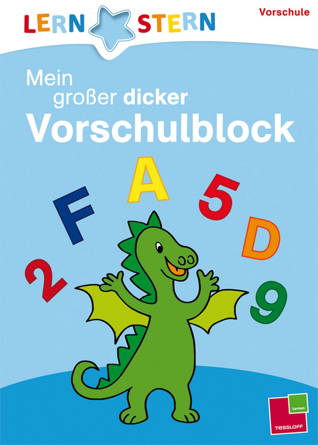 LERNSTERN Mein großer dicker Vorschulblock: Formen, Farben, Buchstaben, Zahlen üben Study Guides