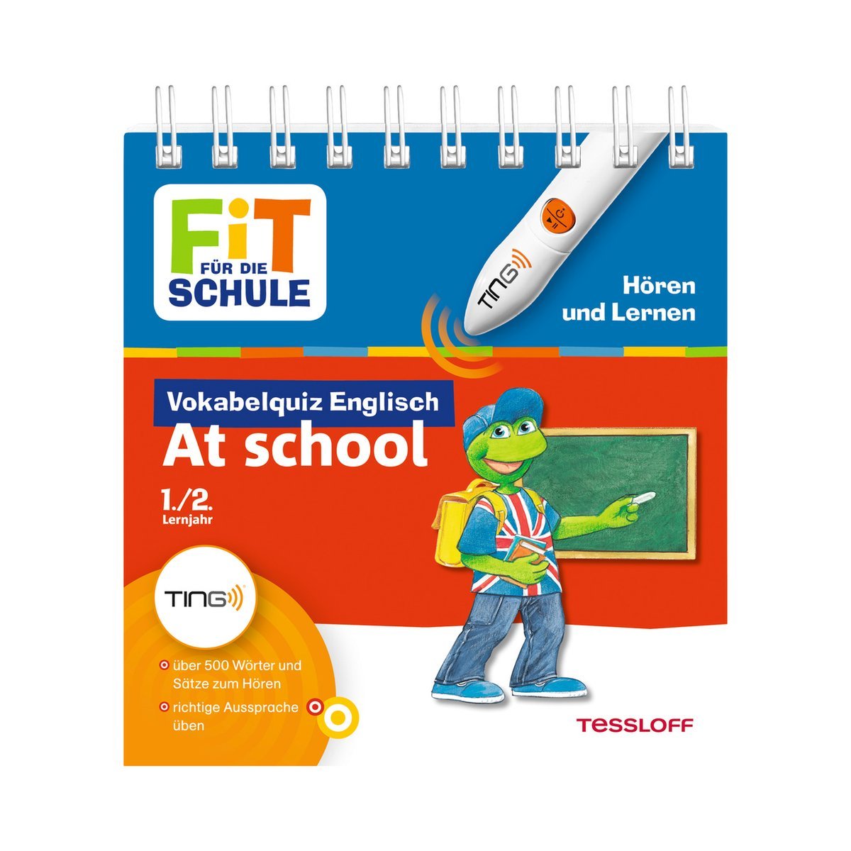 Vokabelquiz Englisch At school. Ting-Edition General education