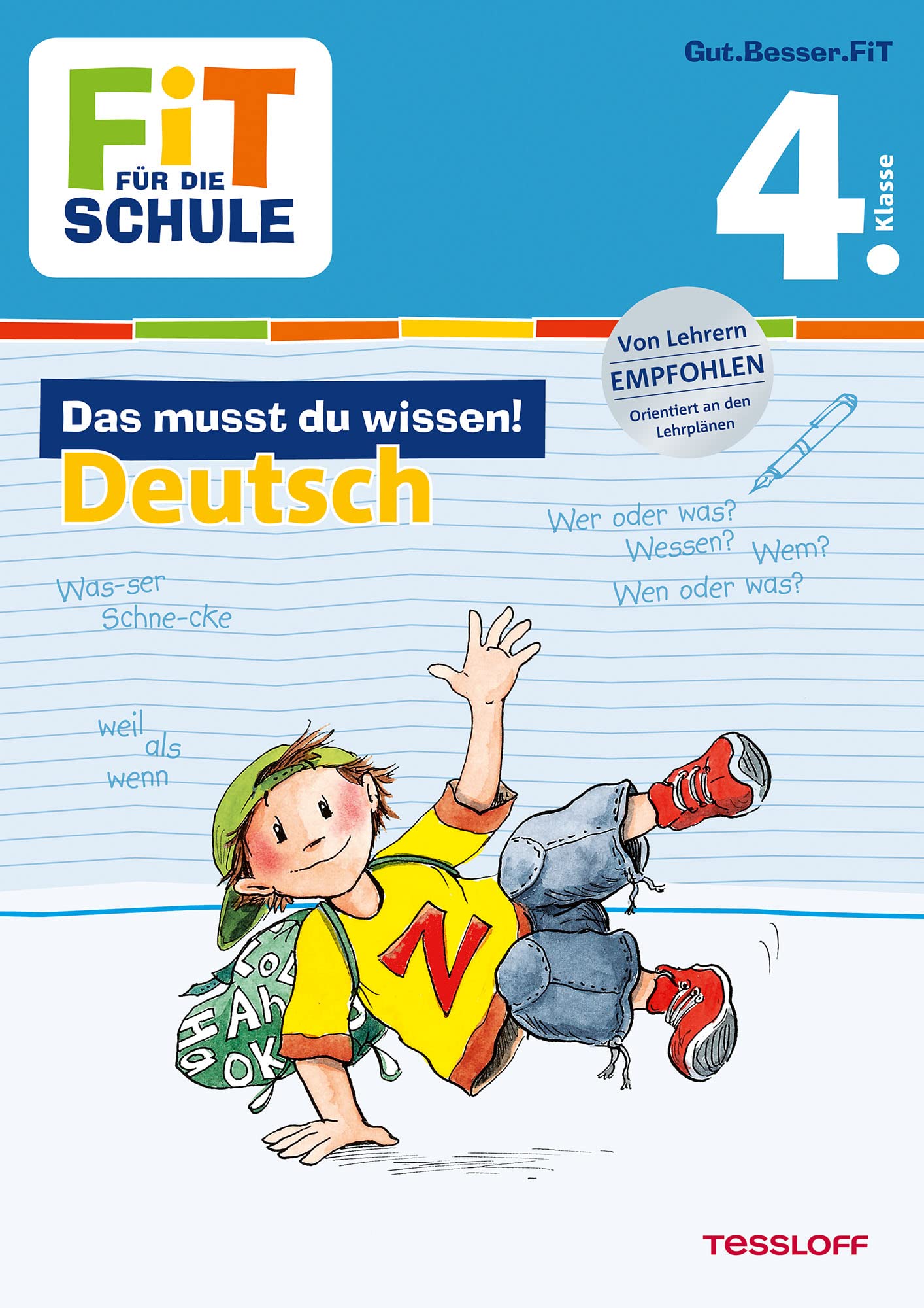 Fit für die Schule: Das musst du  wissen! Deutsch 4. Klasse Study Guides