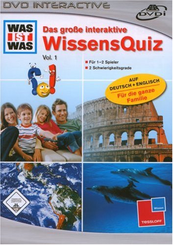 WAS IST WAS: Das große interaktive WissensQuiz 1: Für 1-2 Spieler. 2 Schwierigkeitsgrade. Auf Deutsch und Englisch. Für die ganze Familie Books