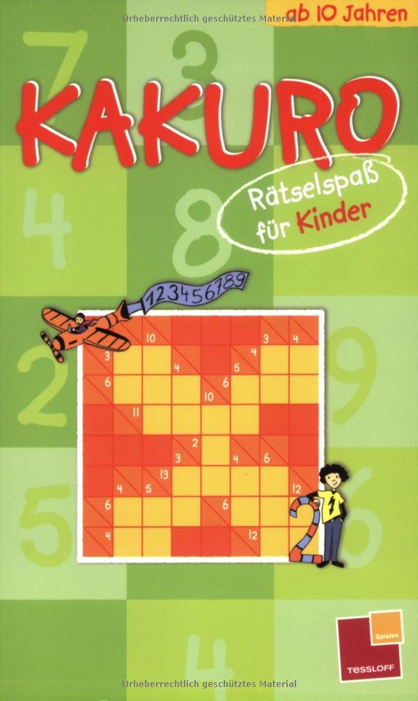Kakuro - Rätselspass für Kinder - ab 10 Jahren Leisure, Home & Garden