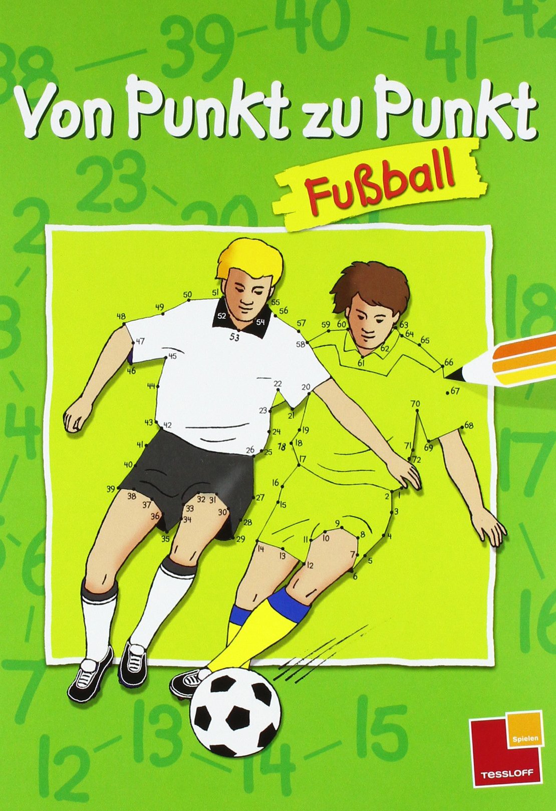 Von Punkt zu Punkt Fußball. Malbuch ab 6 Jahren: 1-133 Leisure, Home & Garden