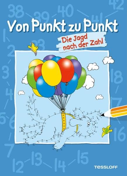 Von Punkt zu Punkt. Die Jagd nach der Zahl: Malbuch ab 6 Jahren Leisure, Home & Garden