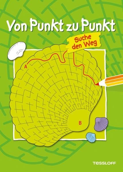 Von Punkt zu Punkt. Suche den Weg: Malbuch Leisure, Home & Garden