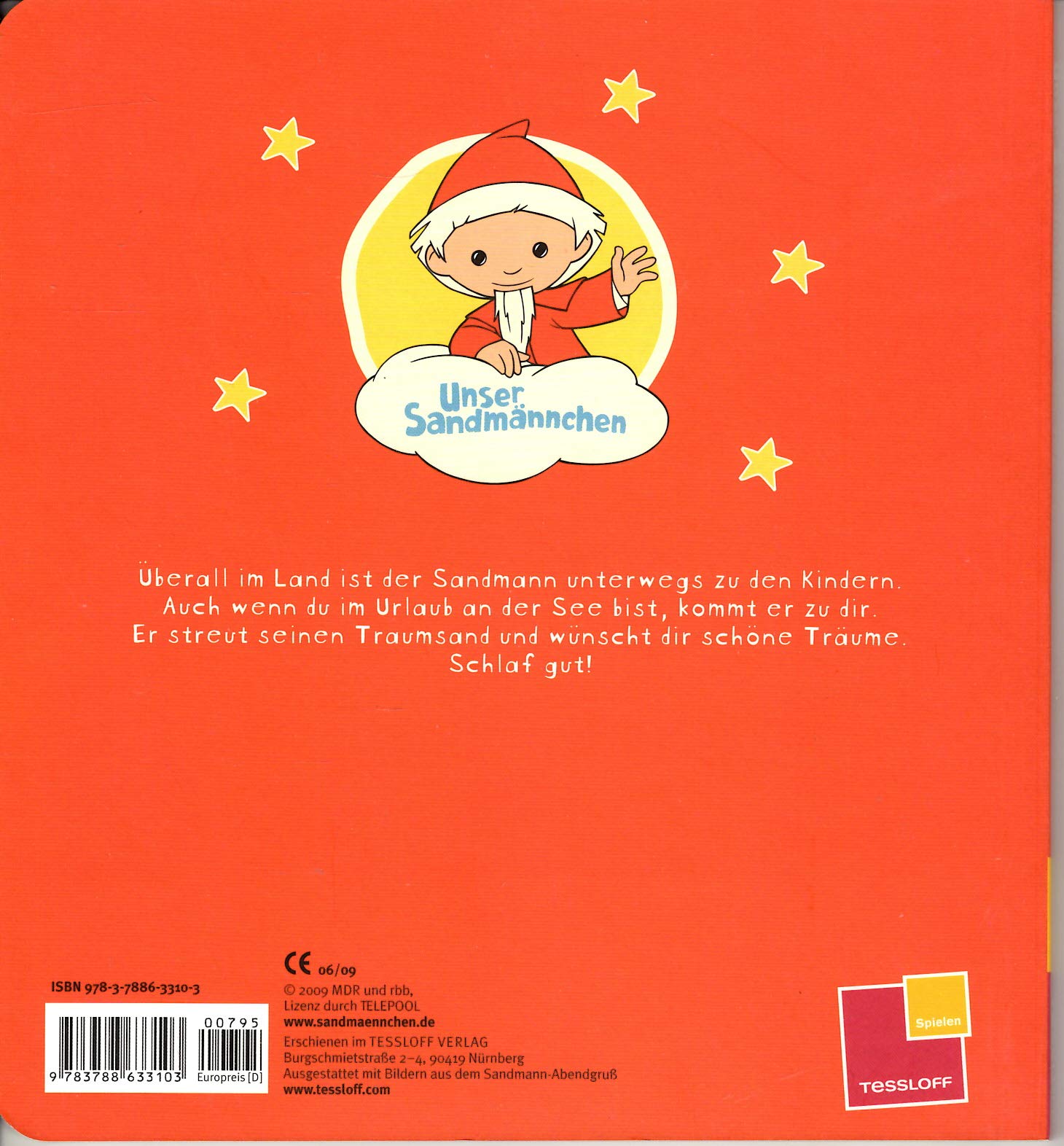 Product Image: Unser Sandmännchen. An der See: Mit Leuchtstern-Poster