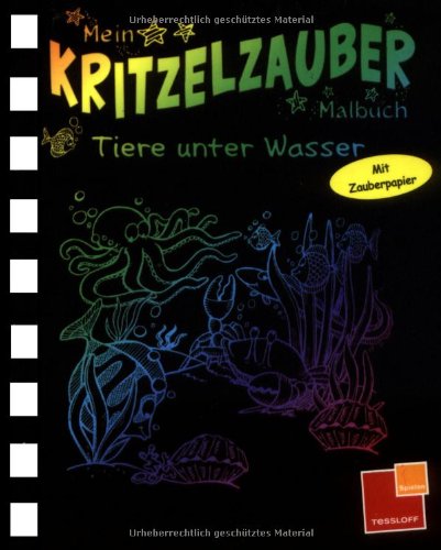 Mein Kritzelzauber-Malbuch Tiere unter Wasser: Mit Zauberpapier Leisure, Home & Garden