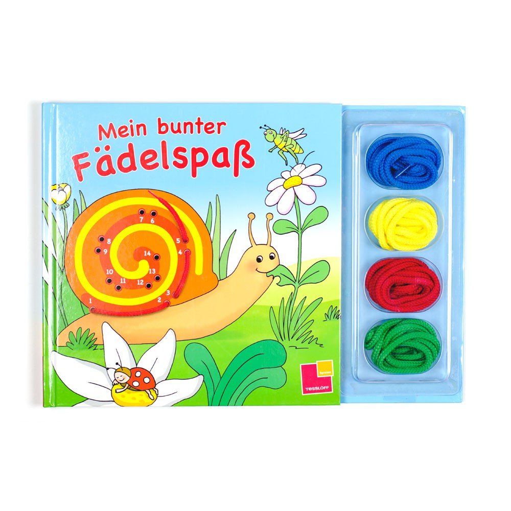 Mein bunter Fädelspaß: Mit 4 verschiedenfarbigen Kordeln: Mit 4 verschiedenfarbigen Kordeln und Fädellöchern Tiptoi & Games