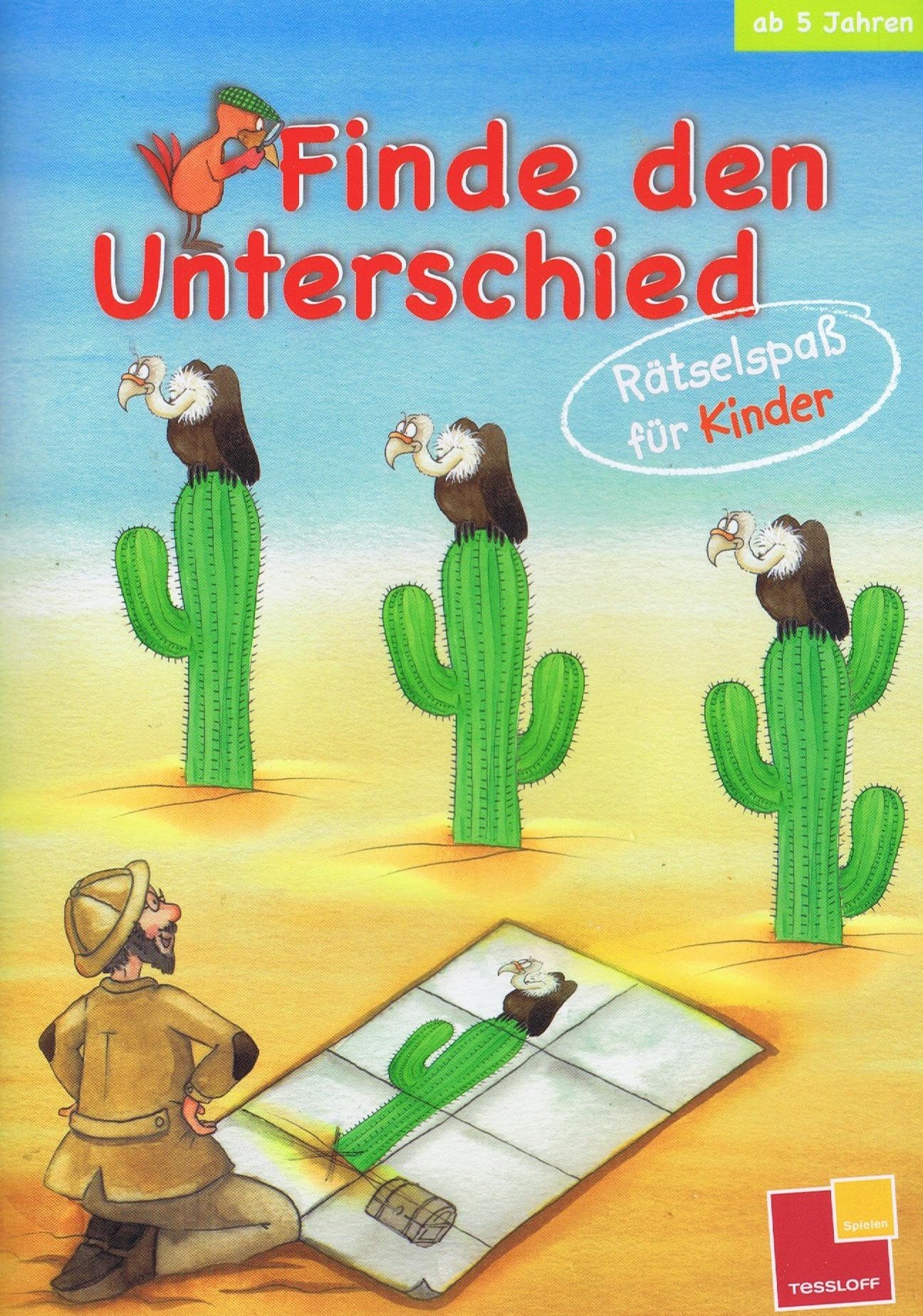 Finde den Unterschied Rätselspaß für Kinder Tiptoi & Games