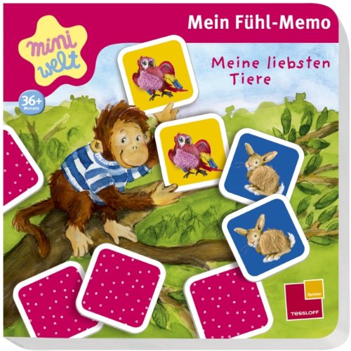 miniwelt. Mein Fühl-Memo. Meine liebsten Tiere Children's books
