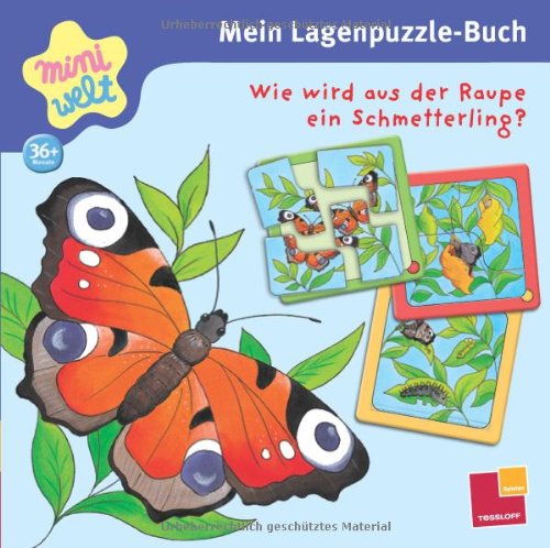 miniwelt. Mein Lagenpuzzle-Buch. Wie wird aus der Raupe ein Schmetterling? Children's books
